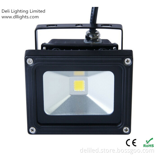 Outdoor Black IP65 10W LED Flood Light